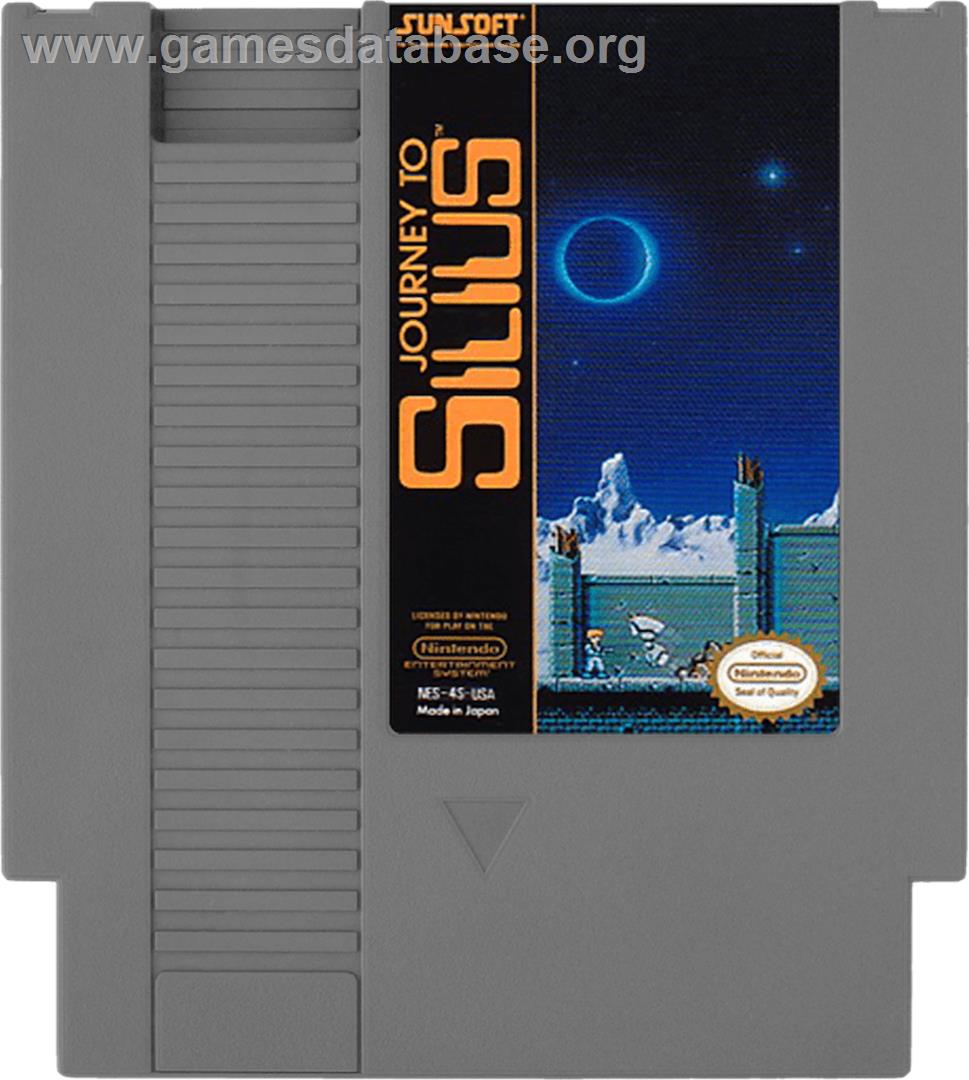 Journey to Silius - Nintendo NES - Artwork - Cartridge