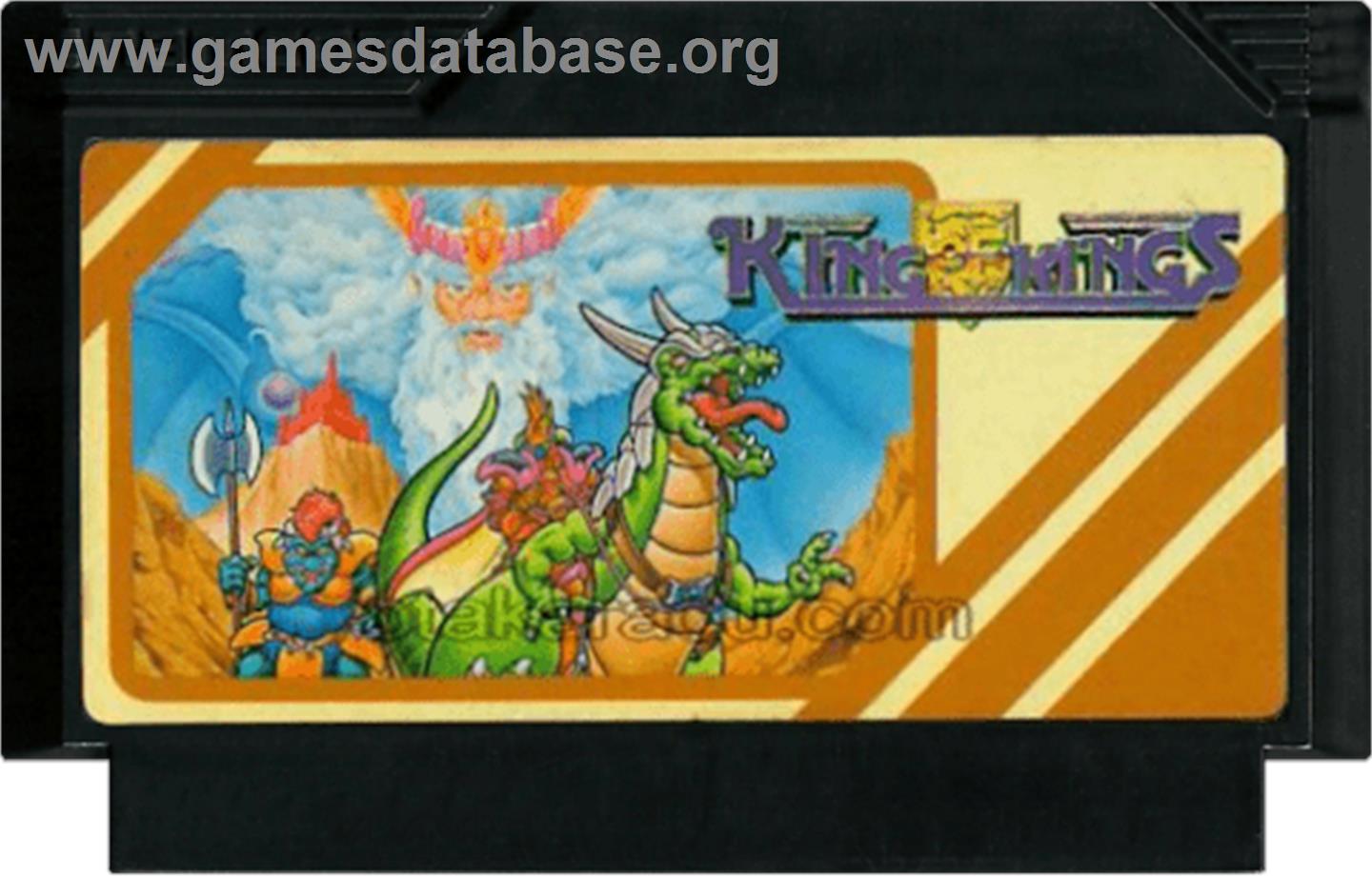 King of Kings: The Early Years - Nintendo NES - Artwork - Cartridge