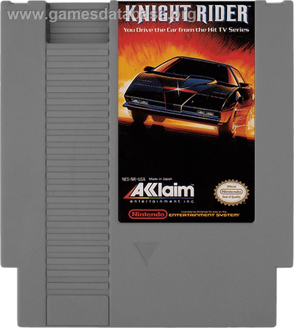 Knight Rider - Nintendo NES - Artwork - Cartridge