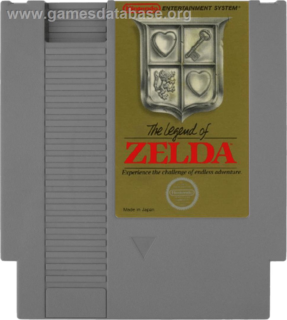 Legend of Zelda - Nintendo NES - Artwork - Cartridge