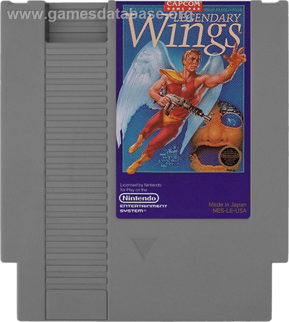 Legendary Wings - Nintendo NES - Artwork - Cartridge