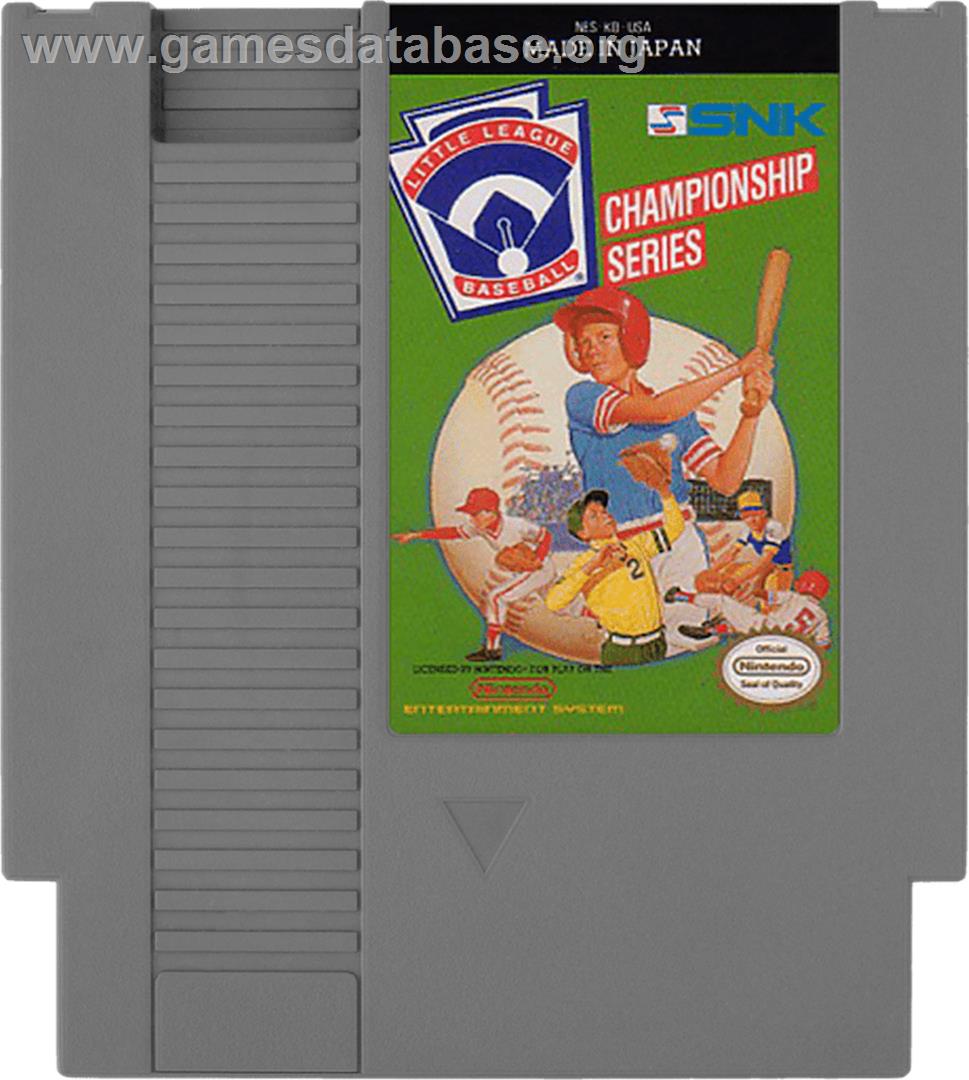 Little League Baseball Championship Series - Nintendo NES - Artwork - Cartridge