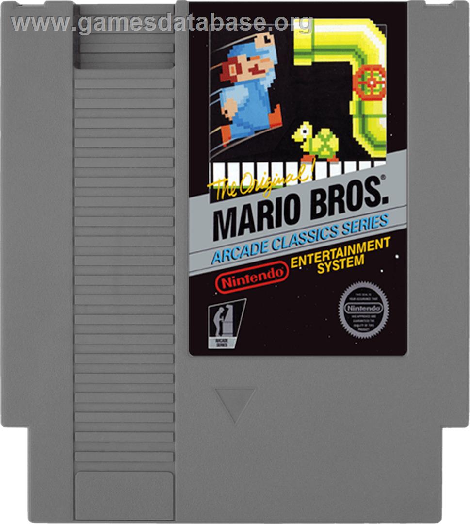 Mario Bros. - Nintendo NES - Artwork - Cartridge