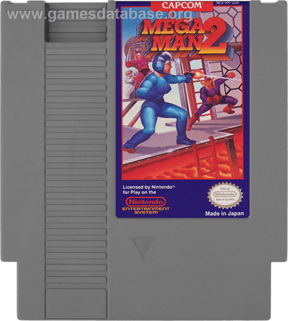 Mega Man 2 - Nintendo NES - Artwork - Cartridge