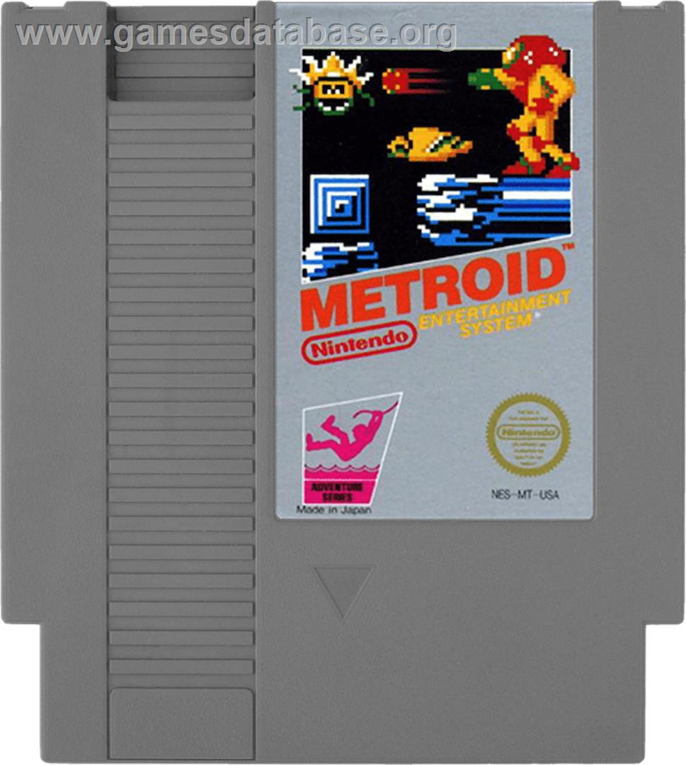 Metroid - Nintendo NES - Artwork - Cartridge