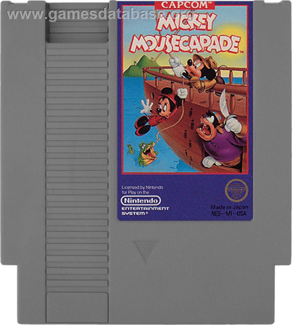 Mickey Mousecapade - Nintendo NES - Artwork - Cartridge