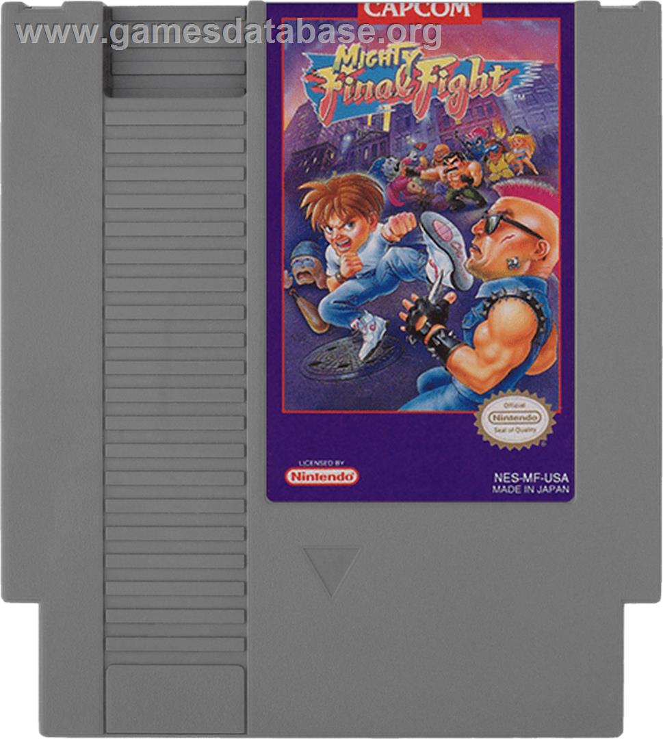 Mighty Final Fight - Nintendo NES - Artwork - Cartridge