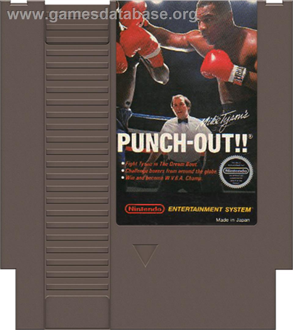 Mike Tyson's Punch-Out!! - Nintendo NES - Artwork - Cartridge
