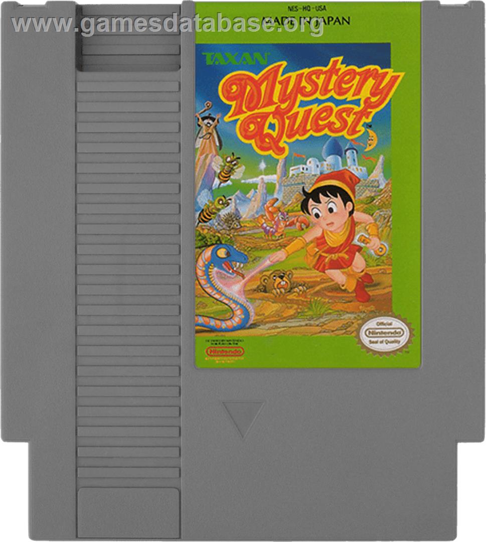 Mystery Quest - Nintendo NES - Artwork - Cartridge