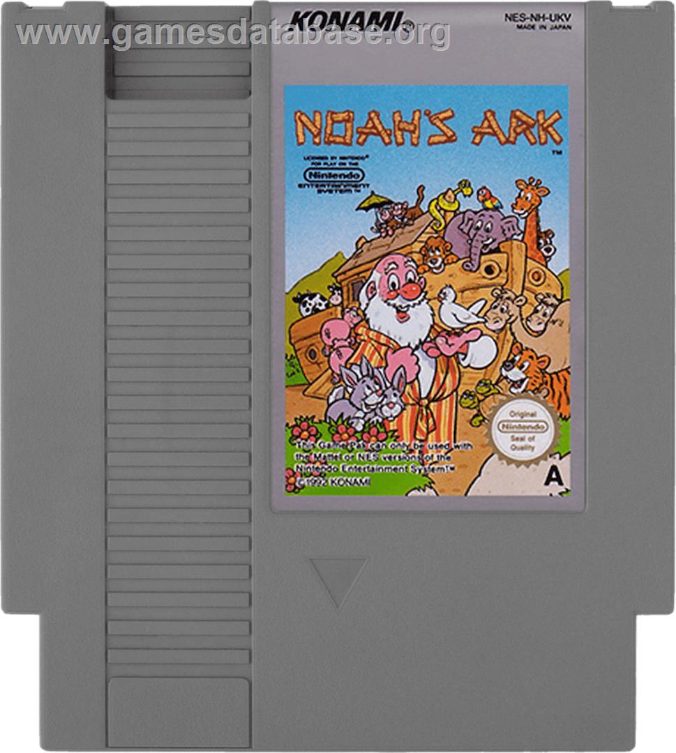 Noah's Ark - Nintendo NES - Artwork - Cartridge