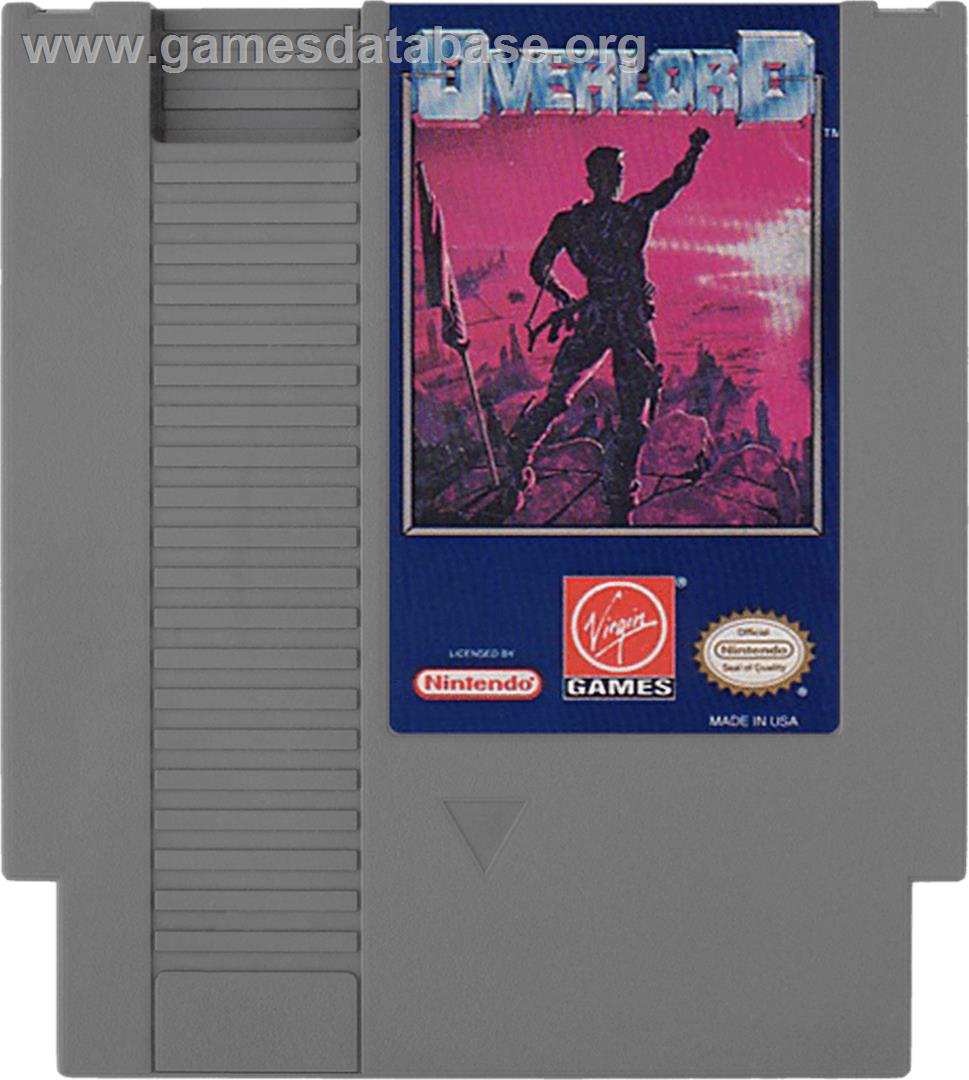 Overlord - Nintendo NES - Artwork - Cartridge