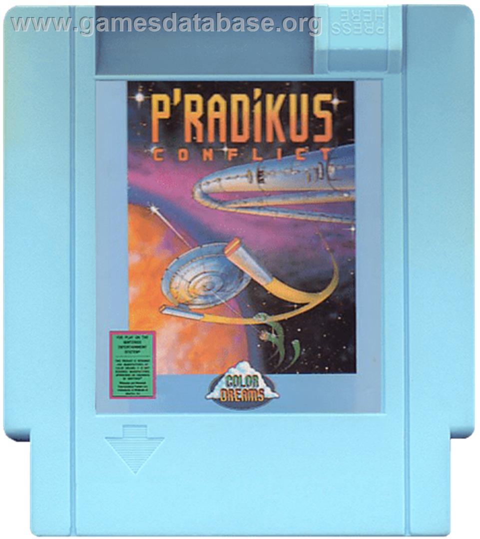 P'radikus Conflict - Nintendo NES - Artwork - Cartridge