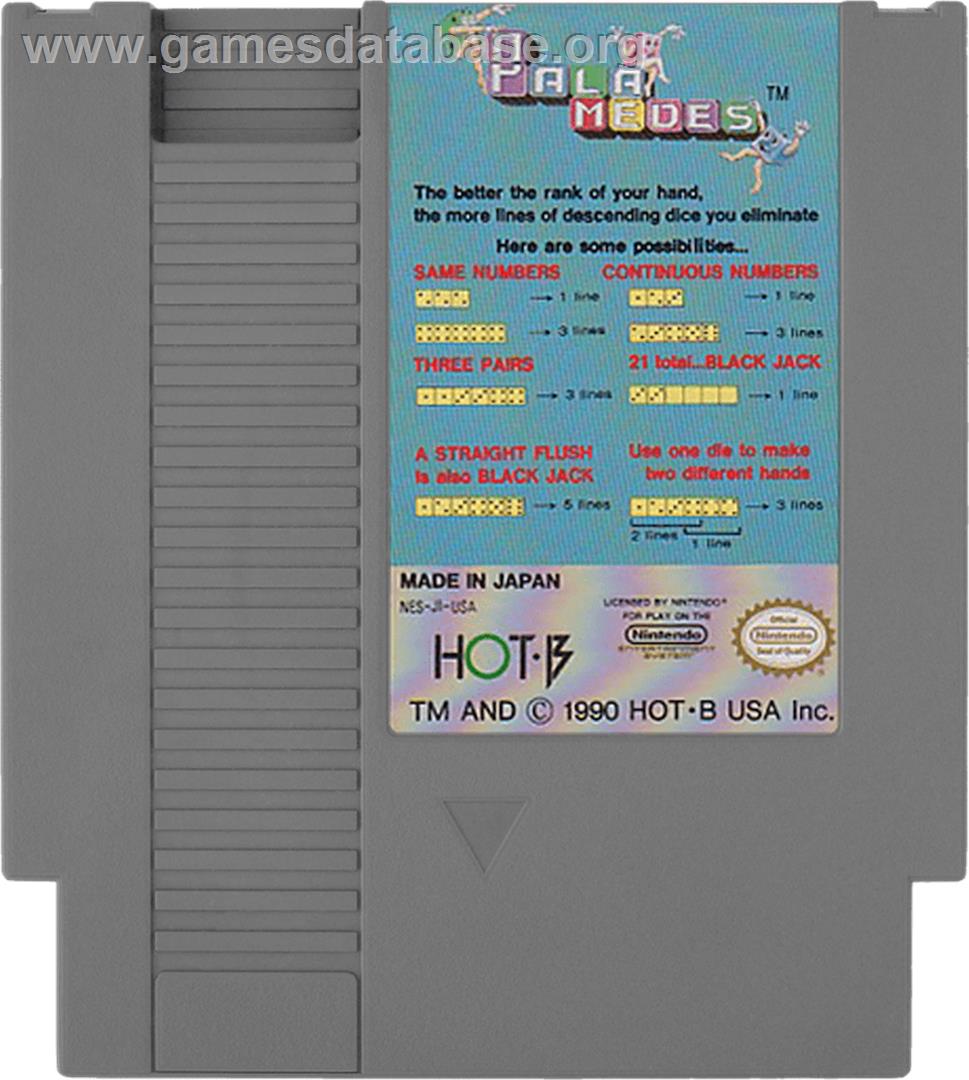 Palamedes - Nintendo NES - Artwork - Cartridge