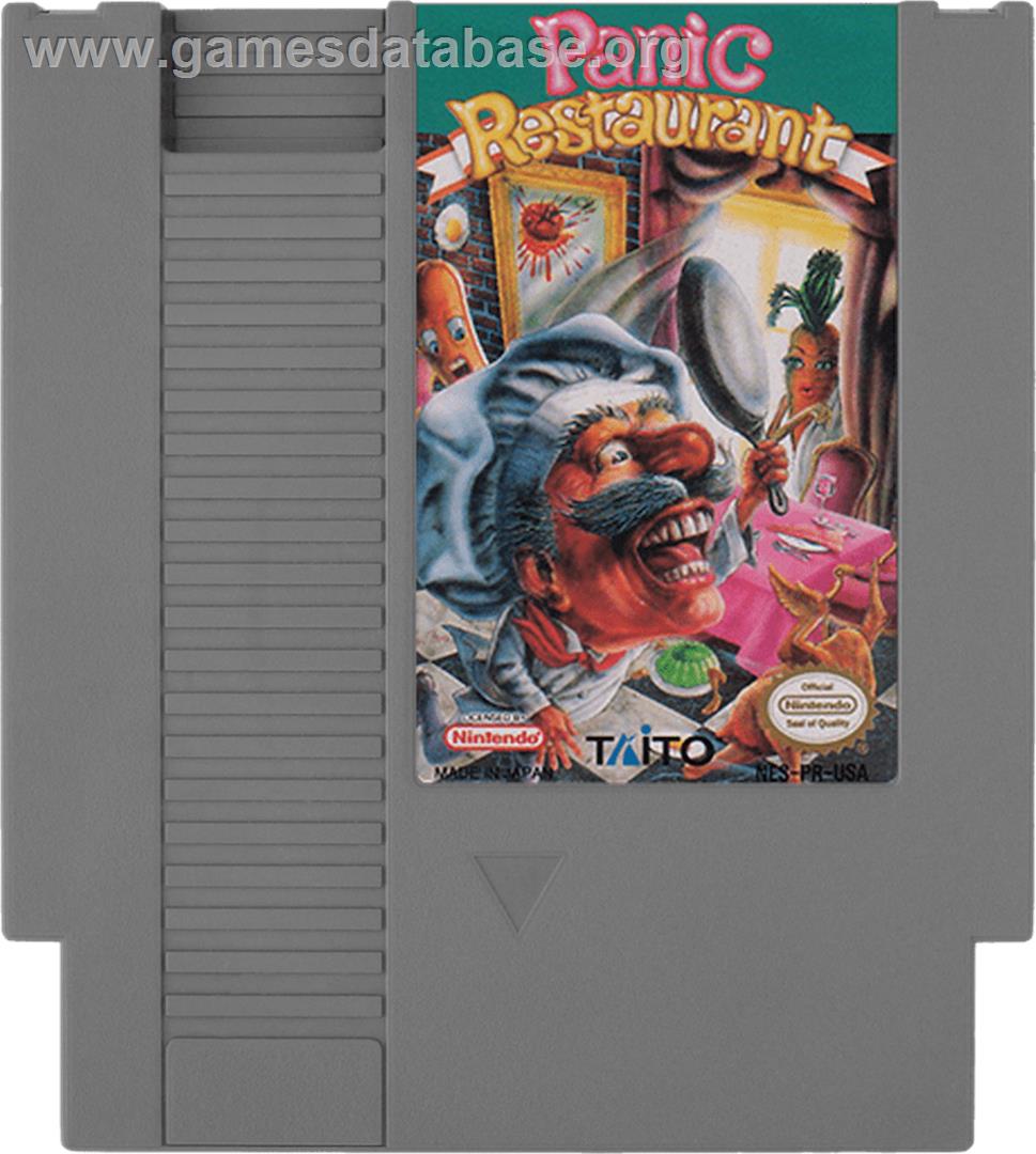 Panic Restaurant - Nintendo NES - Artwork - Cartridge