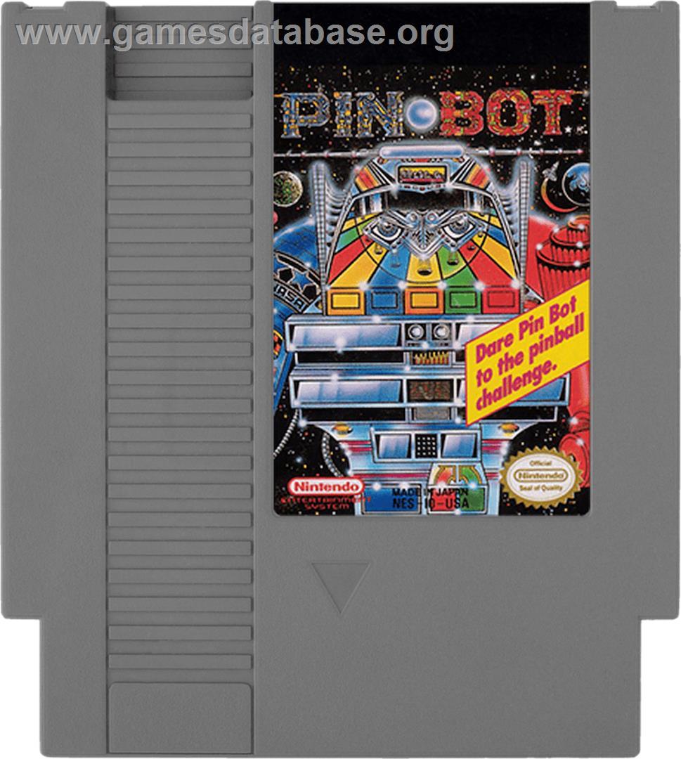 PinBot - Nintendo NES - Artwork - Cartridge
