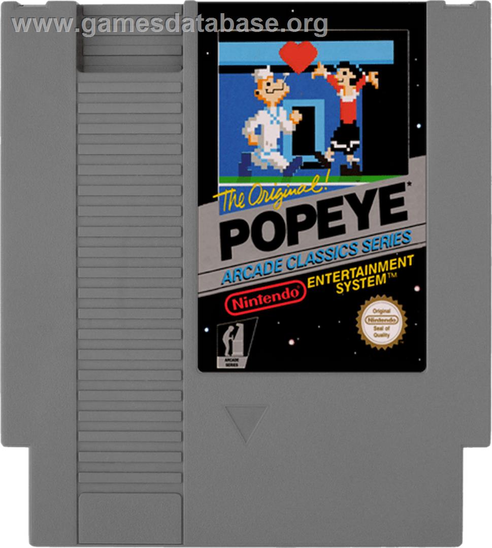 Popeye - Nintendo NES - Artwork - Cartridge
