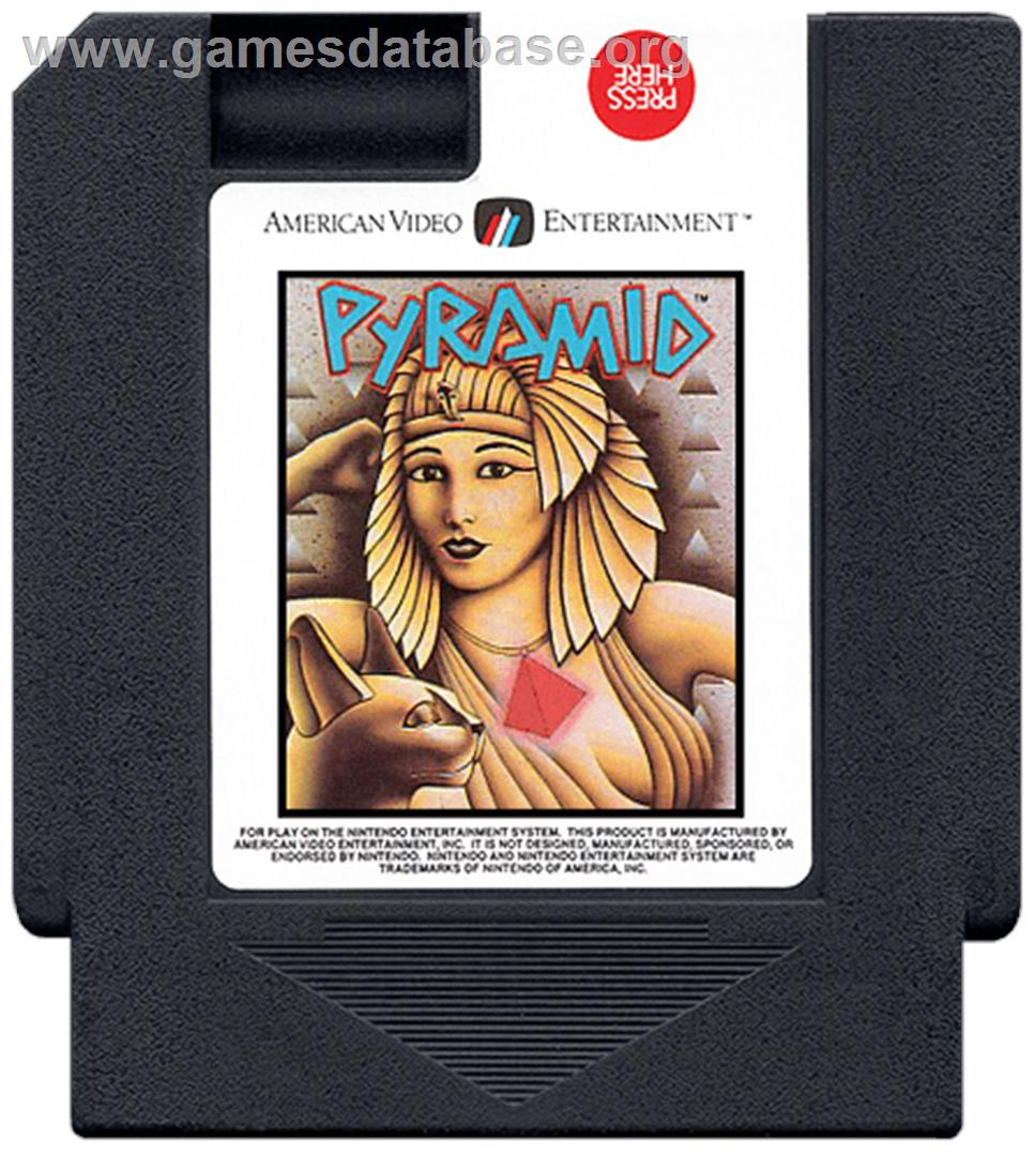 Pyramid - Nintendo NES - Artwork - Cartridge