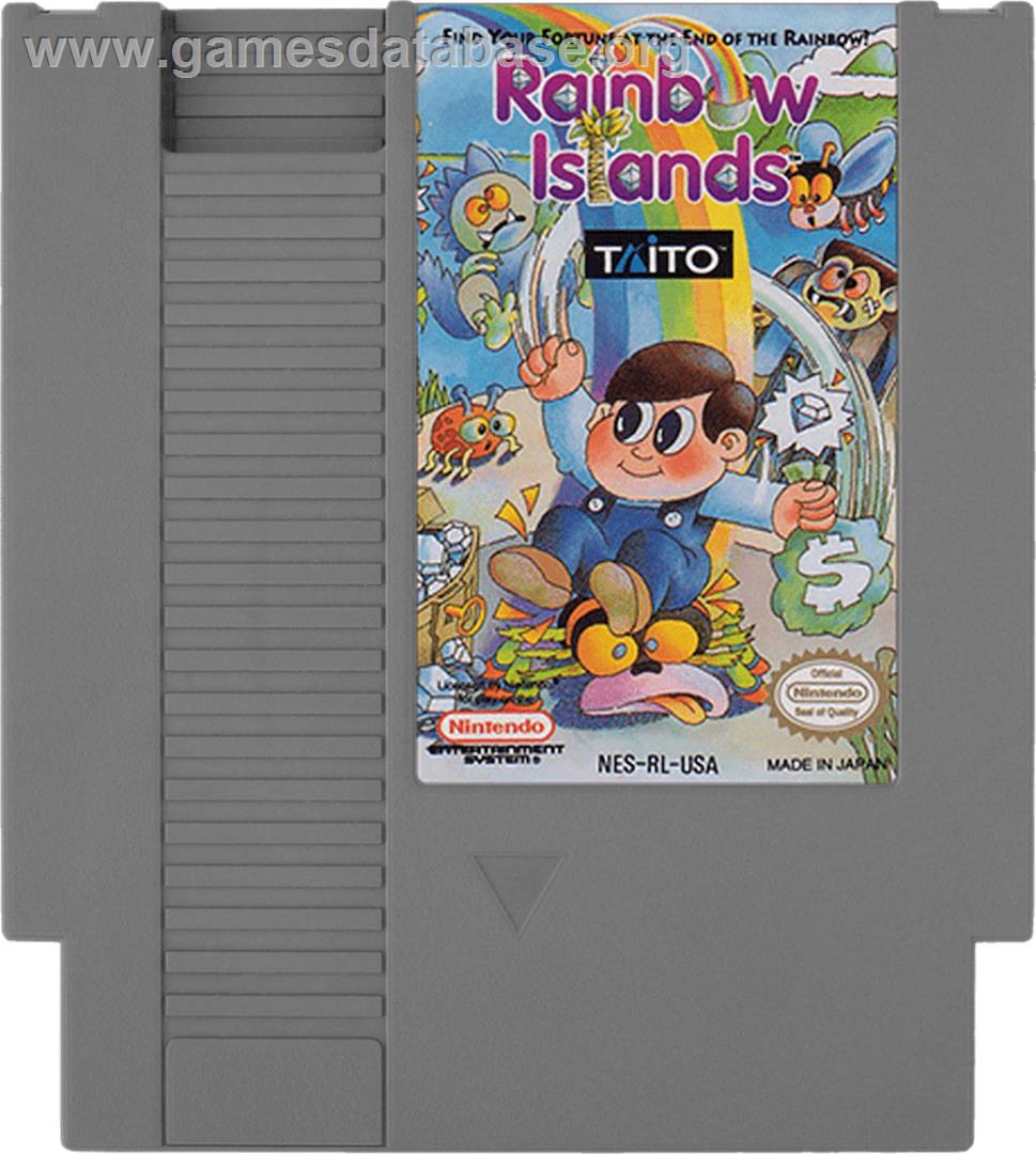 Rainbow Islands - Nintendo NES - Artwork - Cartridge