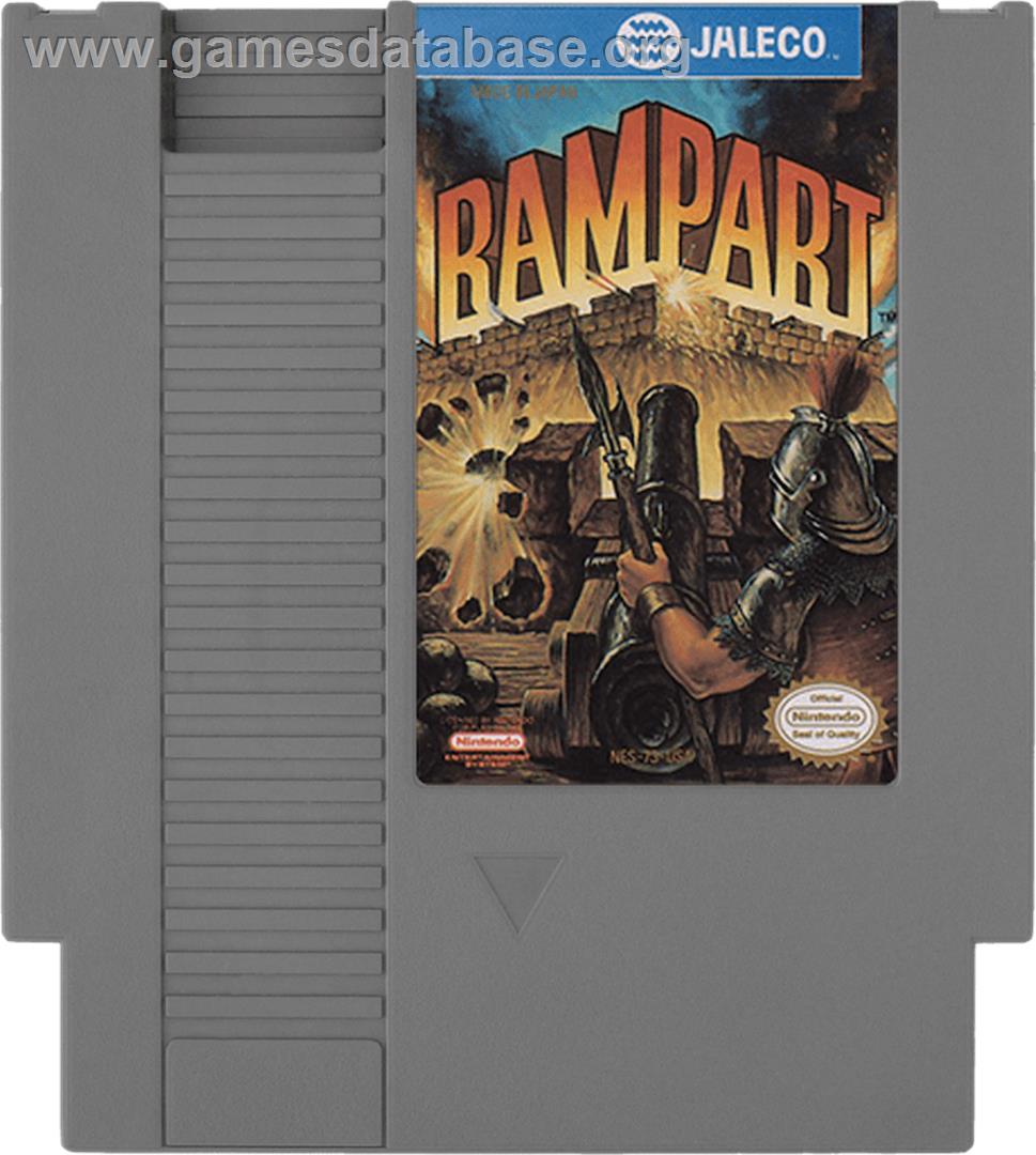 Rampart - Nintendo NES - Artwork - Cartridge