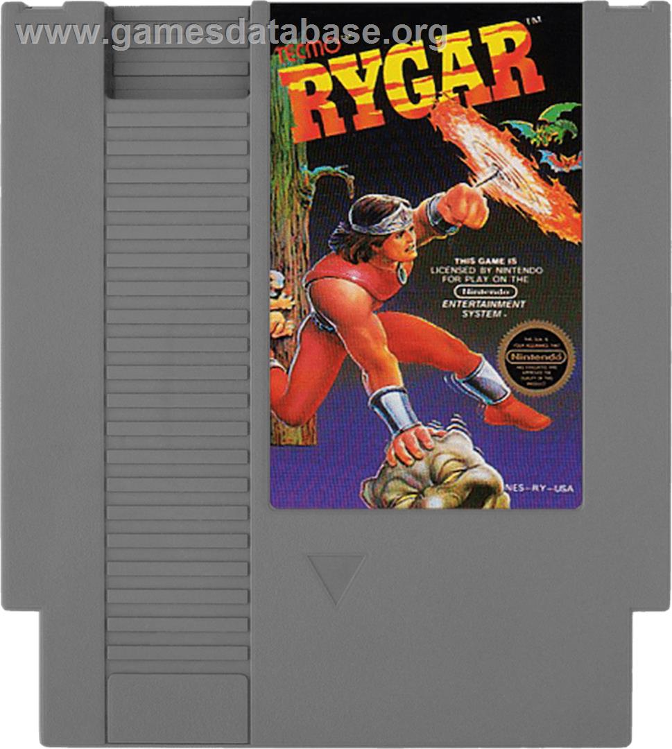 Rygar - Nintendo NES - Artwork - Cartridge