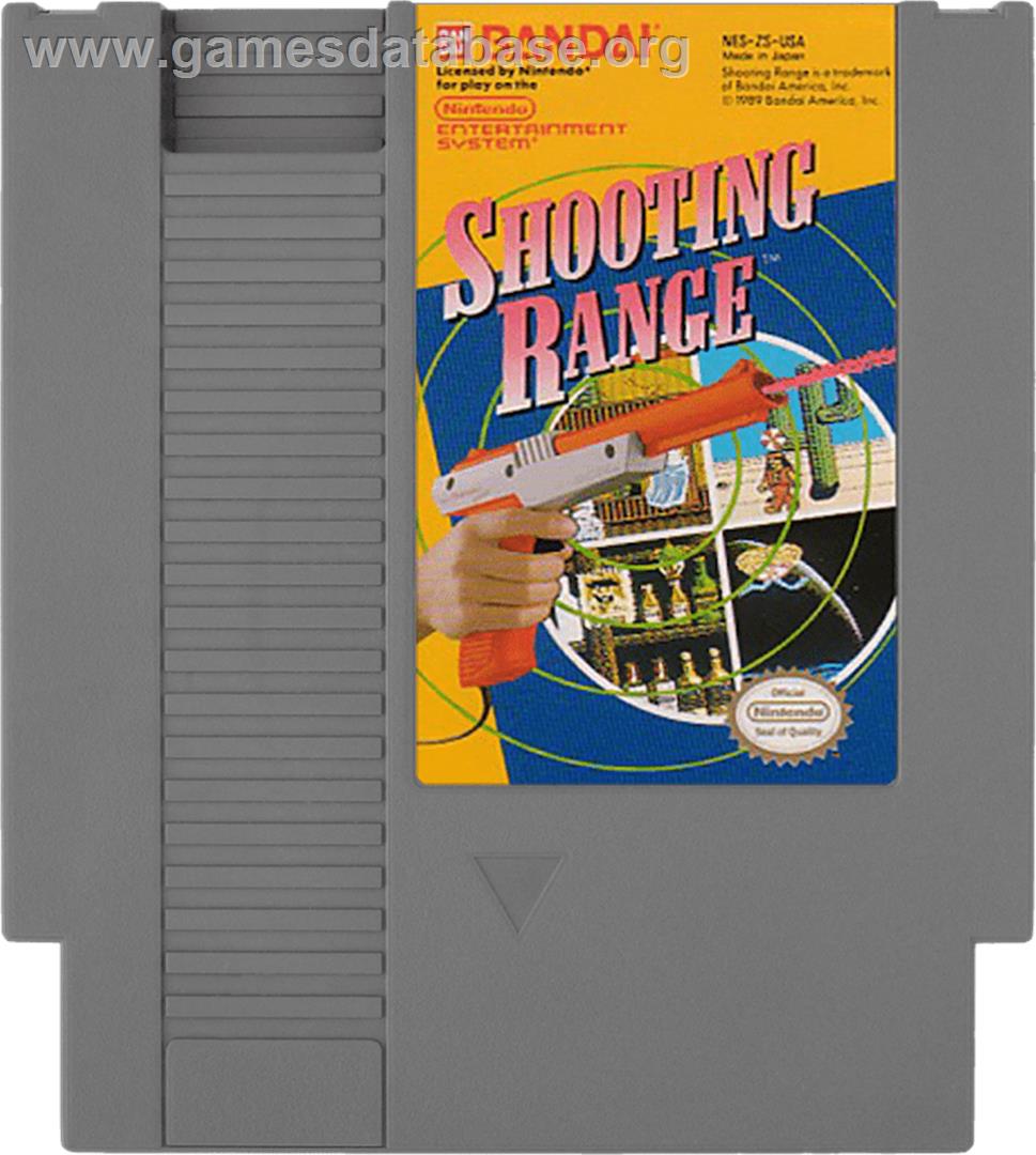 Shooting Range - Nintendo NES - Artwork - Cartridge