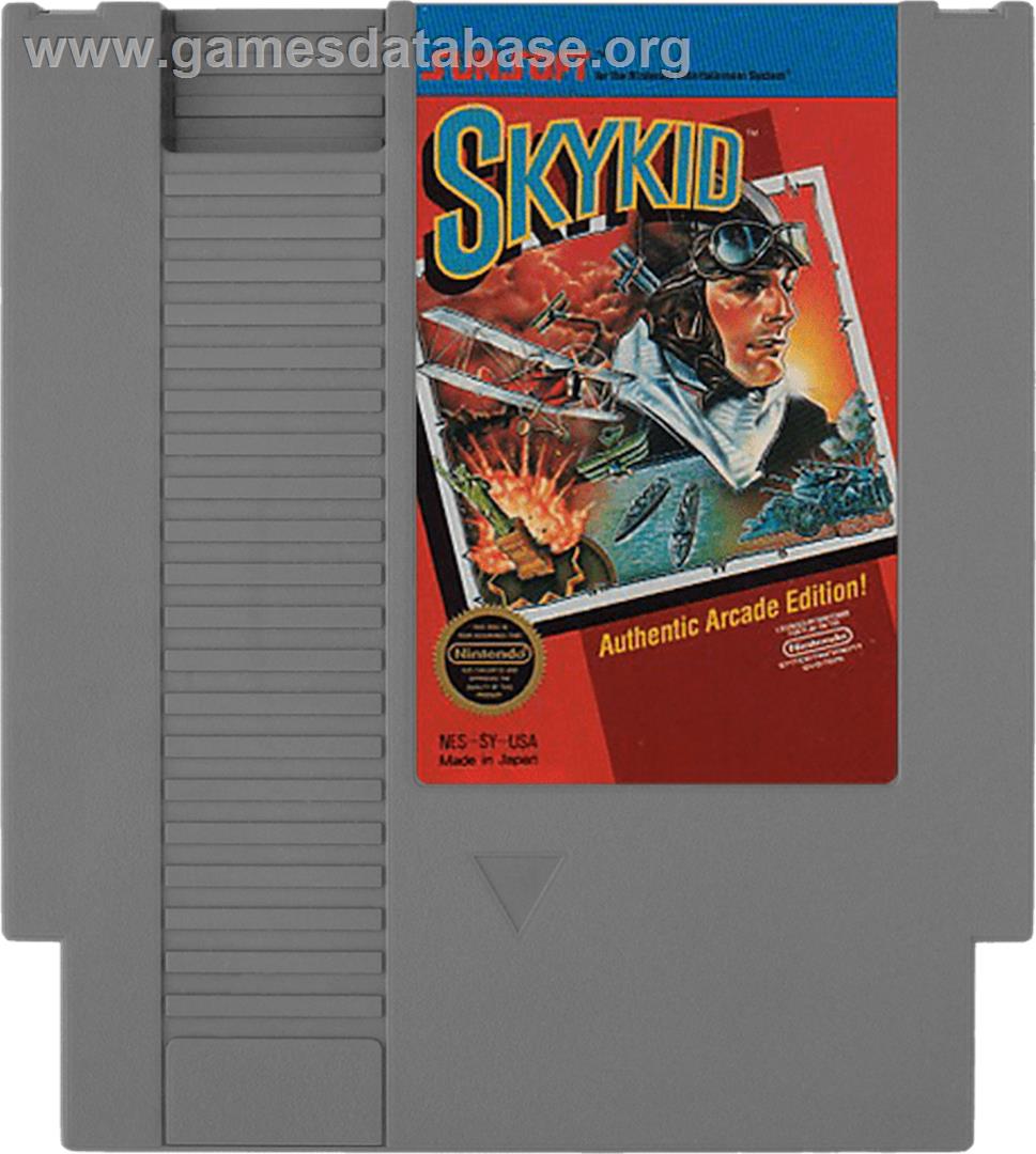 Sky Kid - Nintendo NES - Artwork - Cartridge