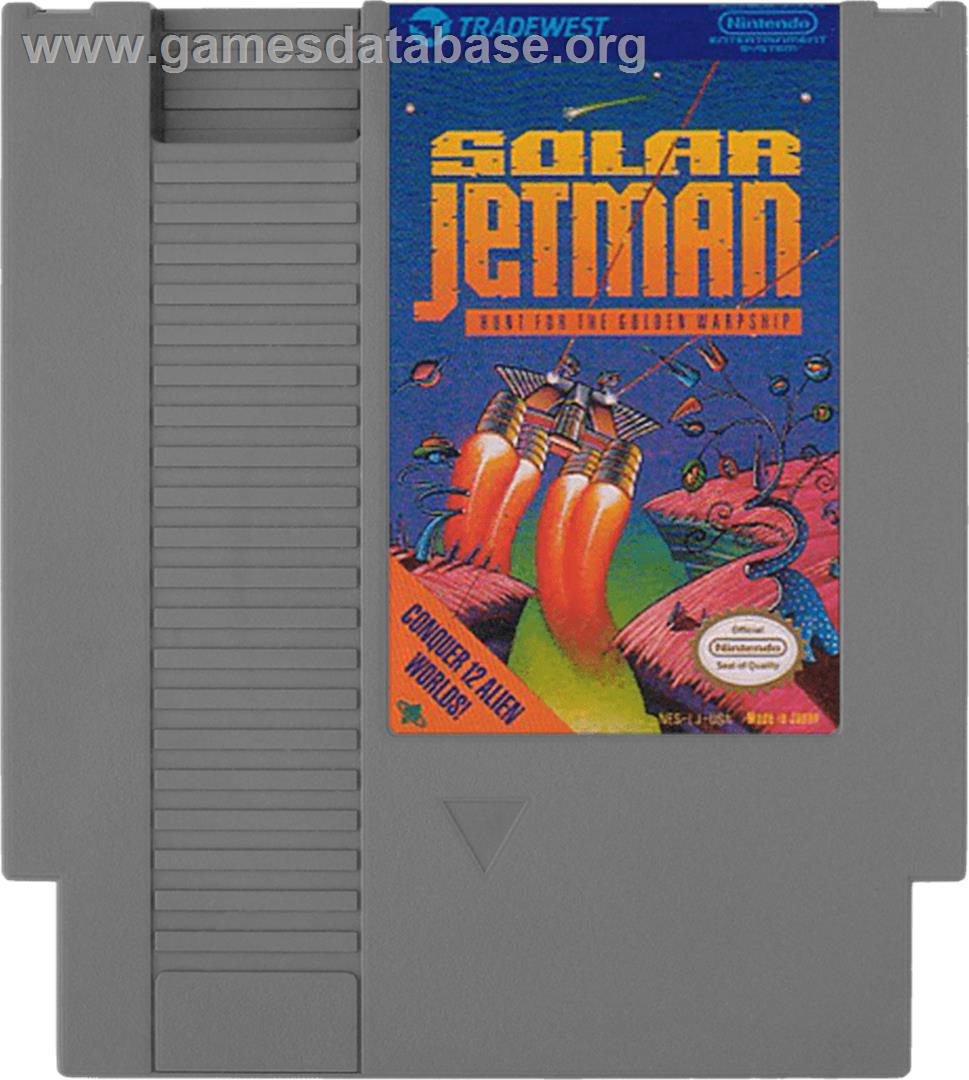 Solar Jetman: Hunt for the Golden Warpship - Nintendo NES - Artwork - Cartridge