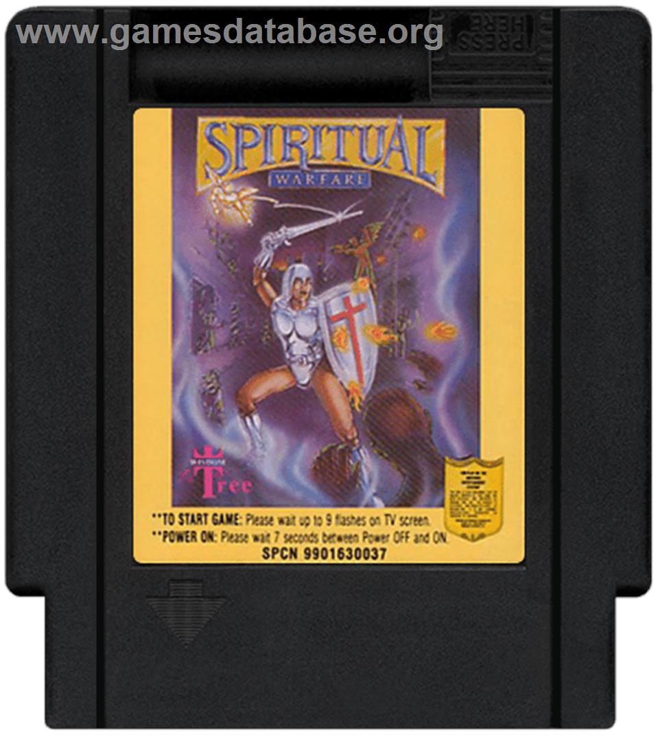 Spiritual Warfare - Nintendo NES - Artwork - Cartridge