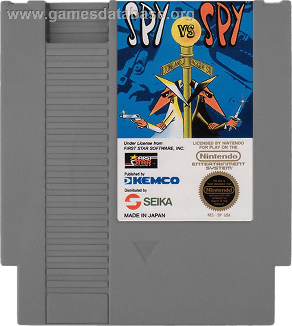 Spy vs. Spy - Nintendo NES - Artwork - Cartridge