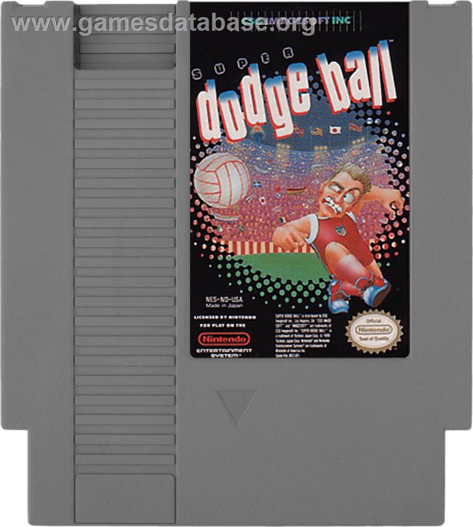 Super Dodge Ball - Nintendo NES - Artwork - Cartridge