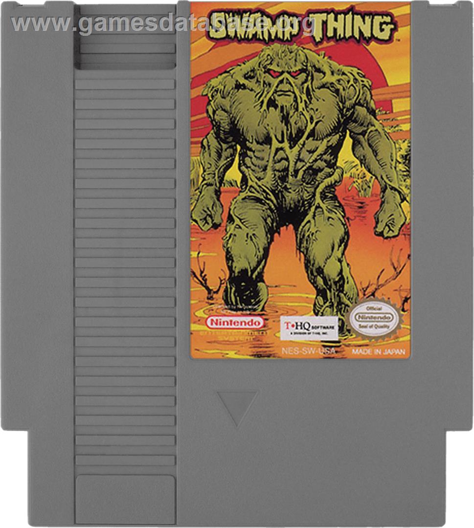 Swamp Thing - Nintendo NES - Artwork - Cartridge