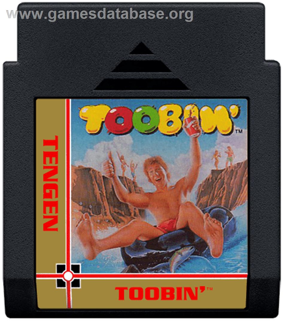 Toobin' - Nintendo NES - Artwork - Cartridge