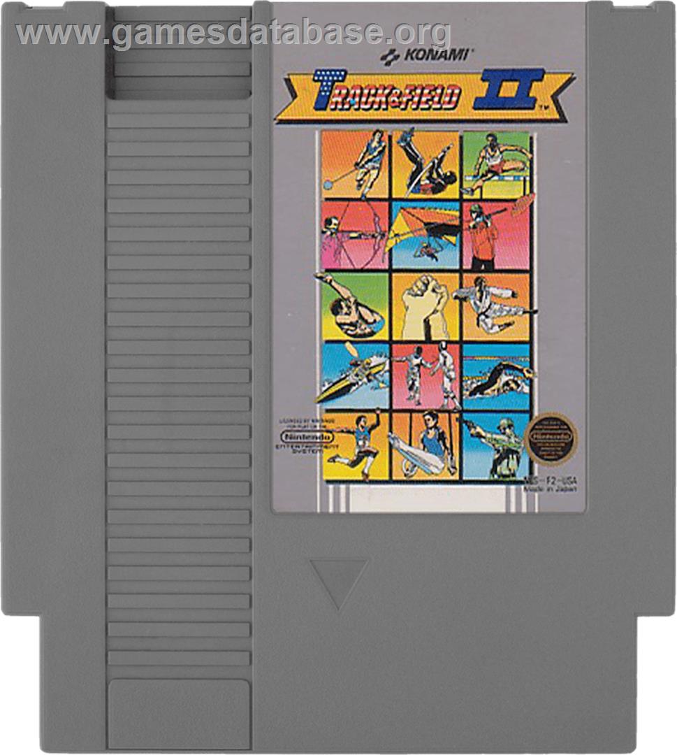 Track & Field 2 - Nintendo NES - Artwork - Cartridge