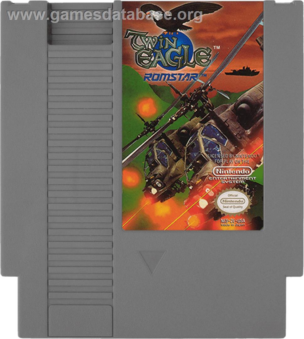 Twin Eagle - Revenge Joe's Brother - Nintendo NES - Artwork - Cartridge