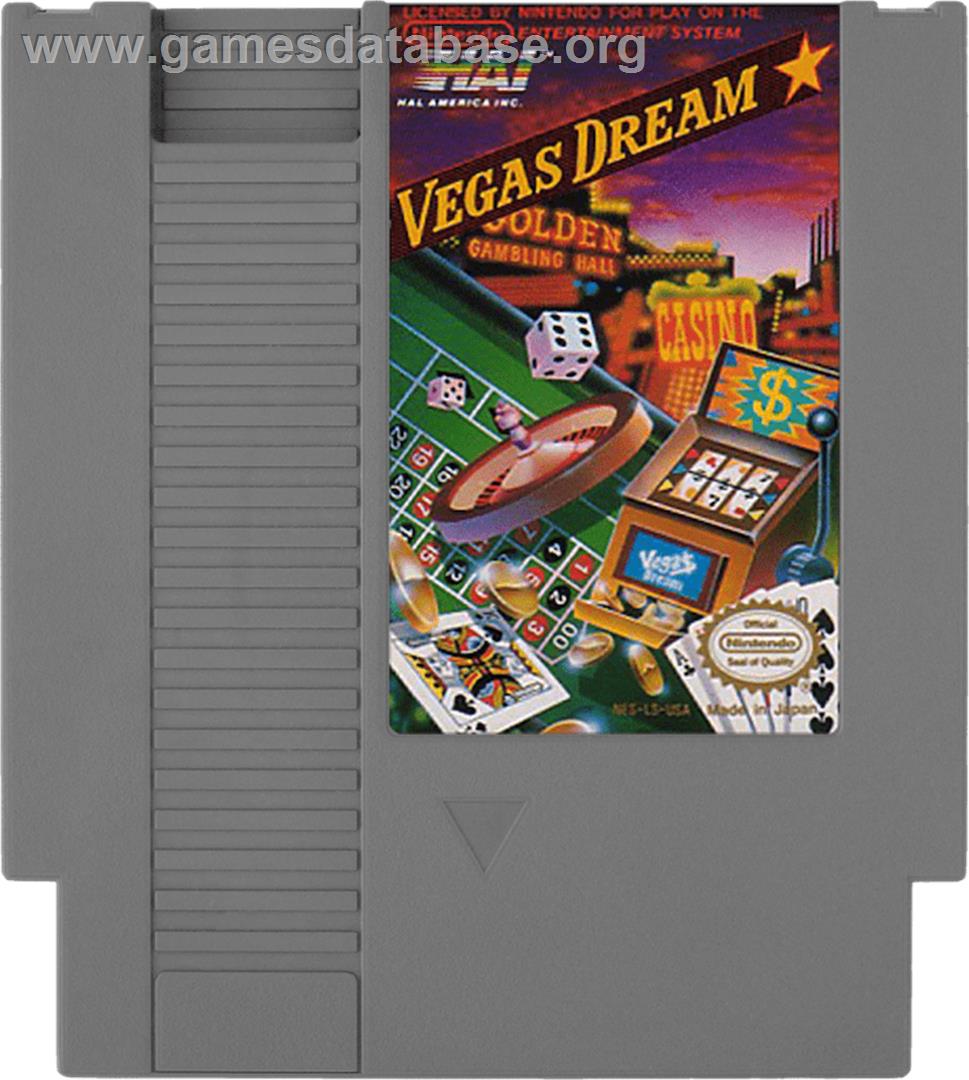 Vegas Dream - Nintendo NES - Artwork - Cartridge