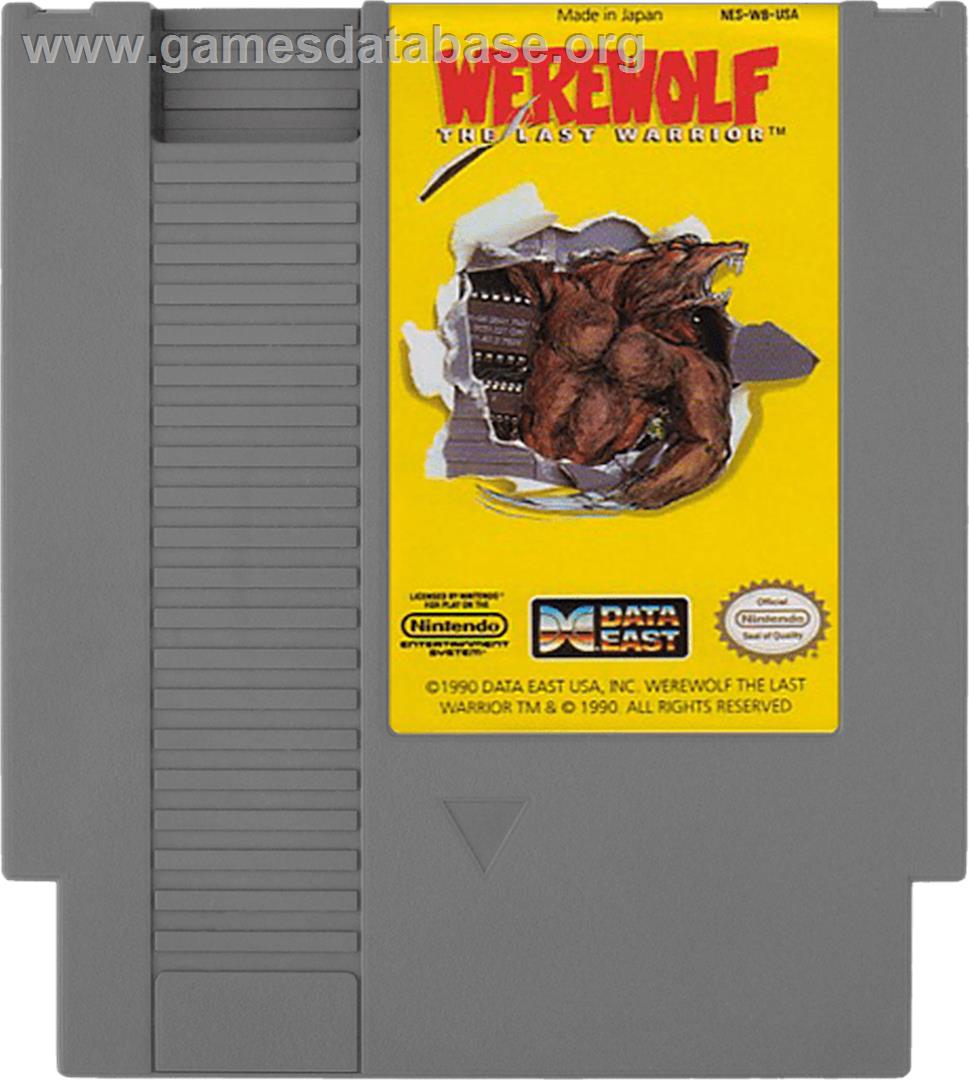 Werewolf: The Last Warrior - Nintendo NES - Artwork - Cartridge