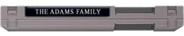 Top of cartridge artwork for Addams Family, The on the Nintendo NES.