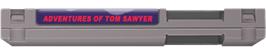Top of cartridge artwork for Adventures of Tom Sawyer on the Nintendo NES.
