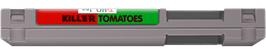 Top of cartridge artwork for Attack of the Killer Tomatoes on the Nintendo NES.