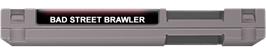 Top of cartridge artwork for Bad Street Brawler on the Nintendo NES.
