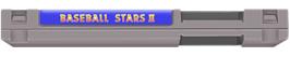 Top of cartridge artwork for Baseball Stars 2 on the Nintendo NES.