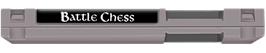 Top of cartridge artwork for Battle Chess on the Nintendo NES.