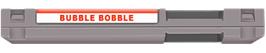 Top of cartridge artwork for Bubble Bobble on the Nintendo NES.