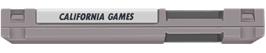 Top of cartridge artwork for California Games on the Nintendo NES.