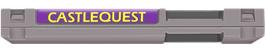 Top of cartridge artwork for Castle Quest on the Nintendo NES.