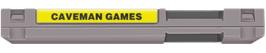 Top of cartridge artwork for Caveman Ugh-Lympics on the Nintendo NES.