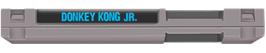 Top of cartridge artwork for Donkey Kong Jr. on the Nintendo NES.