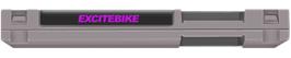 Top of cartridge artwork for Excite Bike on the Nintendo NES.
