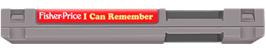 Top of cartridge artwork for Fisher-Price: I Can Remember on the Nintendo NES.