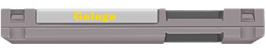 Top of cartridge artwork for Galaga on the Nintendo NES.